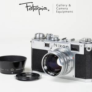 || Nippon Kogaku Nikon S2 - Silver with Nikkor-S.C 50mm F1.4 - Silver ||