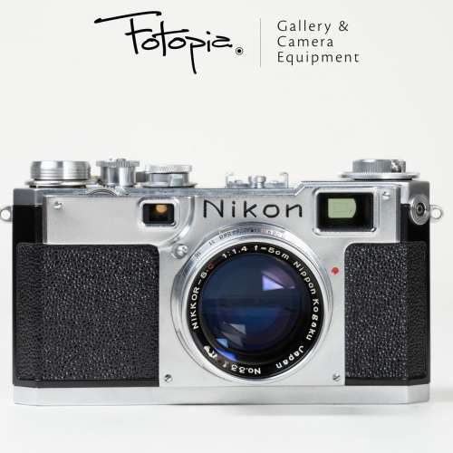|| Nippon Kogaku Nikon S2 - Silver with Nikkor-S.C 50mm F1.4 - Silver ||
