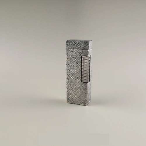 【Dunhill】Silver-plated Florentine Rollagas Lighter (Vintage) 登喜路經典鍍銀...