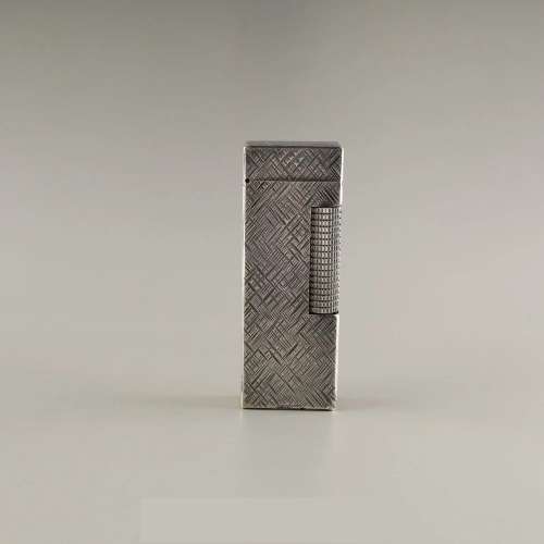 【Dunhill】Silver-plated Florentine Rollagas Lighter (Vintage) 登喜路經典鍍銀...