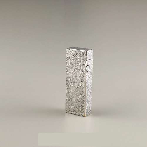 【Dunhill】Silver-plated Florentine Rollagas Lighter (Vintage) 登喜路經典鍍銀...