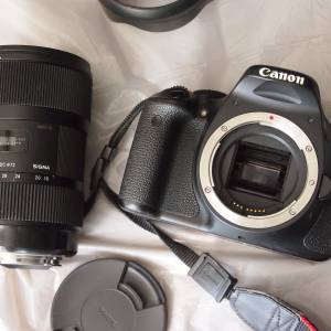 CANON EOS  600D + SIGMA 18:35mm 1:18 ART 鏡 (內文描述缺點)