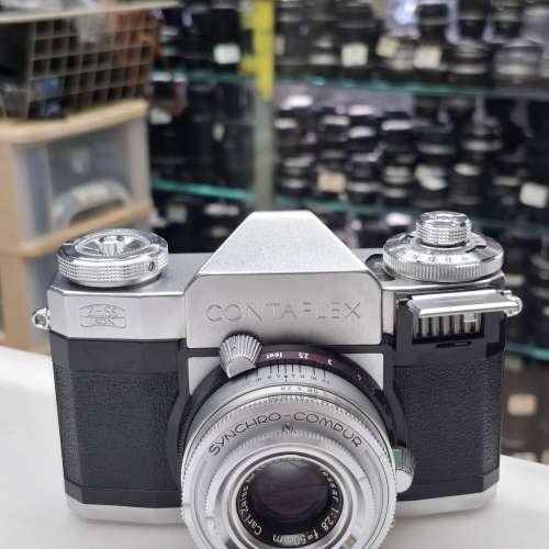 CONTARFLEX CARL ZEISS TESSAR 50MM F2.8 95% NEW 有測光