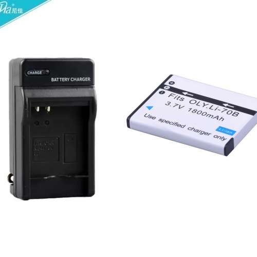 NIJIA Olympus LI-70B Lithium-Ion Battery Pack 代用鋰電池(3.7V，1800mAh)