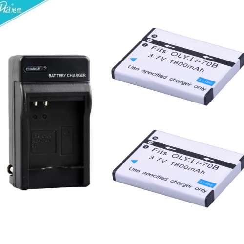 NIJIA Olympus LI-70B Lithium-Ion Battery Pack 代用鋰電池(3.7V，1800mAh)