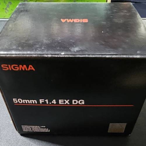 50mm F1.4 EX DG for Nikon