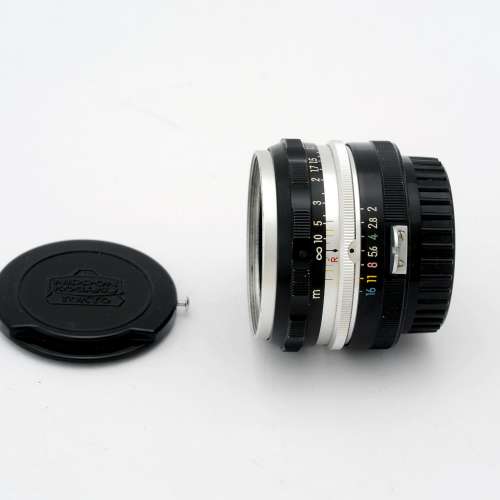 罕有Nikon F mount 第一期 5cm f2 Tick Mark 鏡