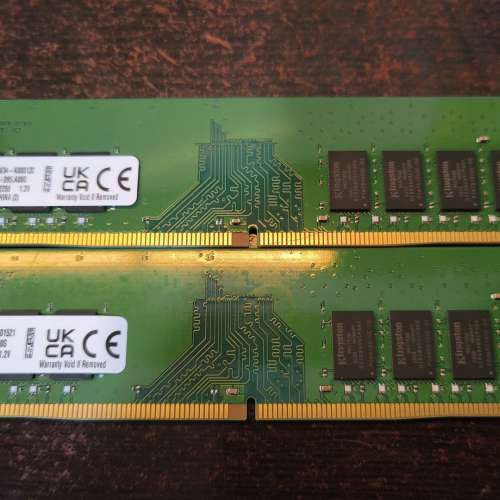 Desktop Ram  Kingston 8GBx2 DDR4 2666 共16GB