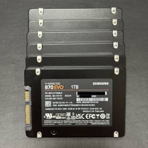 Samsung 870 EVO 1TB SATA SSD &mdash; 散賣$750起 / 全清6隻$4,500