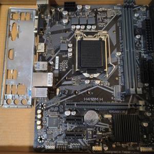 技嘉H410M H  Micro-ATX 主版 (正版Window11Pro) Socket 1200