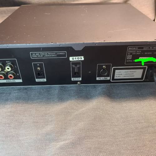 SONY索尼經典MD機，MDS一S50