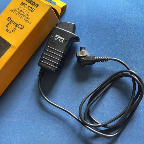 Nikon MC-12B Motor Remote Cord 遙控 Shutter 線 合 F-301 F501 菲林相機 FM2 FM3a...