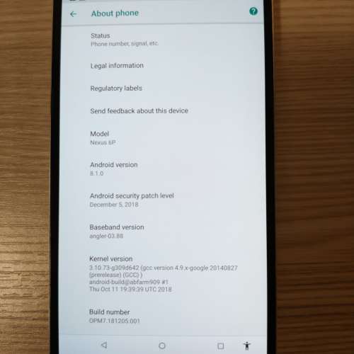 Google Nexus 6P 64GB 零件/刷機/收藏