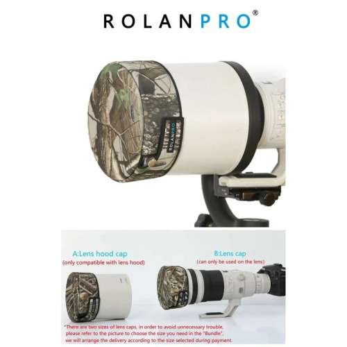 ROLANPRO Lens Hood Cover For Nikon AF-S NIKKOR 600mm f/4E FL ED VR 遮光罩專用...