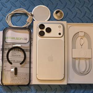 (衛訊行機)iphone 17 pro max 白色512G 有apple care+