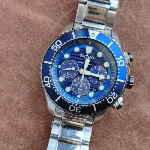 Seiko 光動能 潛小計時表 (Save the ocean 特别版）