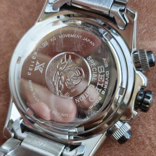 Seiko 光動能 潛小計時表 (Save the ocean 特别版）