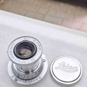LEITZ ELMAR 5CM F3.5 LTM RED SCALE