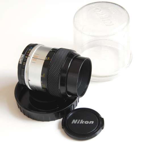Nikon 55mm f3.5 Micro-NIKKOR-P.Auto non-AI mount 手動定焦微距鏡鏡