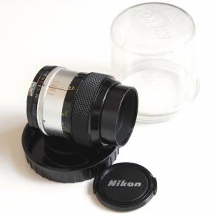 Nikon 55mm f3.5 Micro-NIKKOR-P.Auto non-AI mount 手動定焦微距鏡鏡