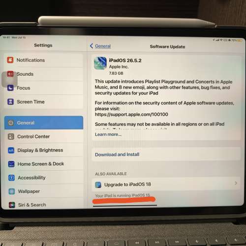 iPad Pro 2018 11" 512GB Cellular 插卡版 - Full set 全套 - Rare 罕有 iPadOS 15 ...