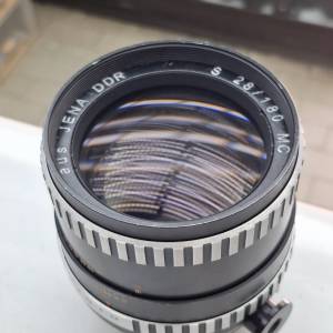 AUS JENA DDR SONNAR 180MM F2.8 MC P6 MOUNT   AUS JENA DDR BIOMETER 120MM F2.8 MC