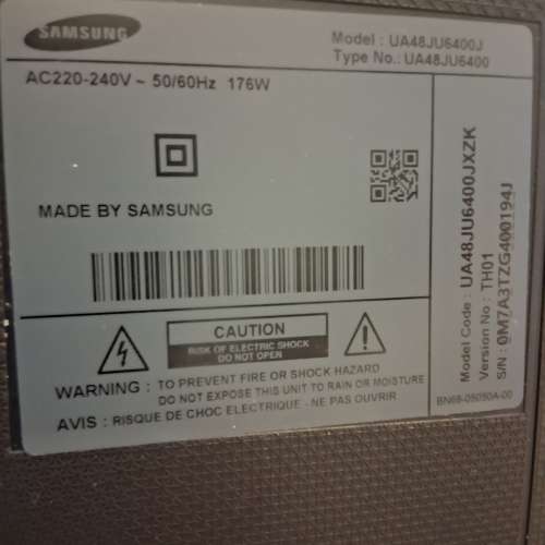 Samsung 49 吋 smart tv,開唔機