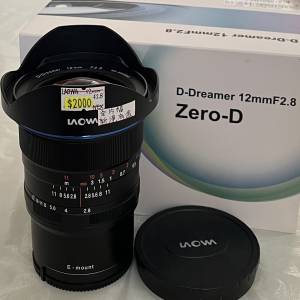 老蛙 LAOWA D-Dreamer 12mm f2.8 超廣角全片幅鏡頭 (Sony NEX mount)