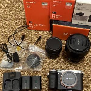 Sony A7C II + 20-70mm F4 G + 40mm F2.5 G +  ECM-W2BT + ECM-LV1