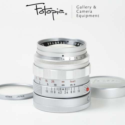 || Leica Summilux-M 50mm F1.4 - Silver / v2 / E43 with Japan slim cut UV ||
