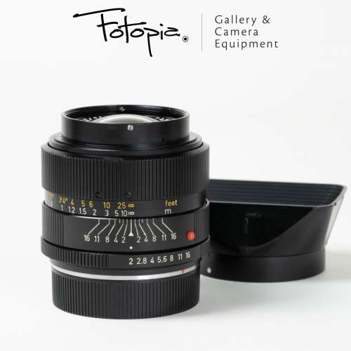 || Leica Summicron-R 35mm F2 - v1 / 3-CAM with lens hood ||