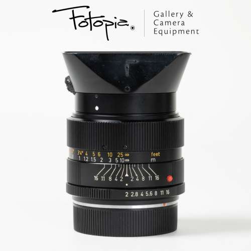 || Leica Summicron-R 35mm F2 - v1 / 3-CAM with lens hood ||