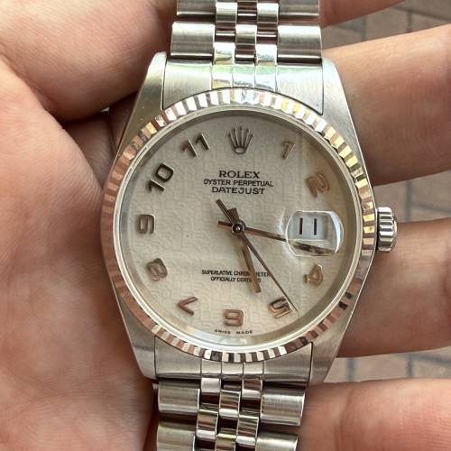 Rolex 16234 少有電腦象牙面操兵字 $38888