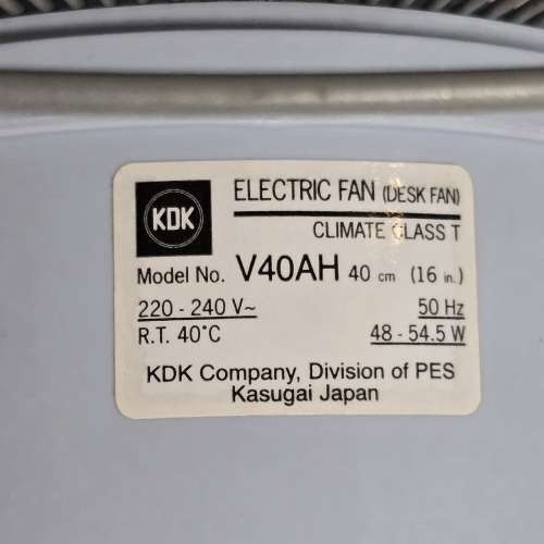 * KDK * 電風扇 *