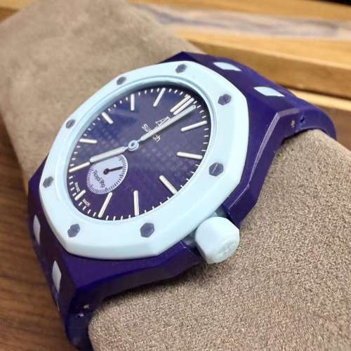 Swatch Royal Pop LAN BA 深藍色小秒針款 錶帶 一套