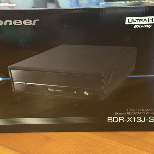 (不議價) 全新未開箱Pioneer BDR-X13J-S外置藍光燒錄機