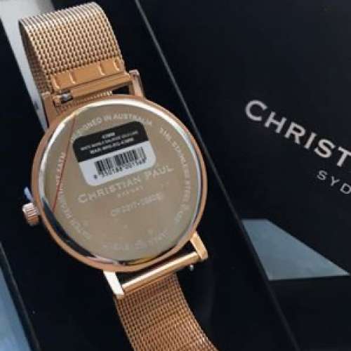 (街價$1280，現只售$450超值) Christian Paul澳洲著名時尚大理石男女合用手錶