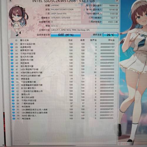 INTEL SSD 545S SERIES 512GB