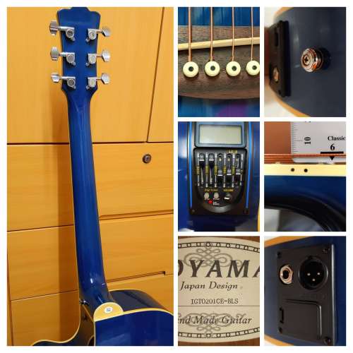 Toyama IGT0201CE-BLS (Built-in Pickup)