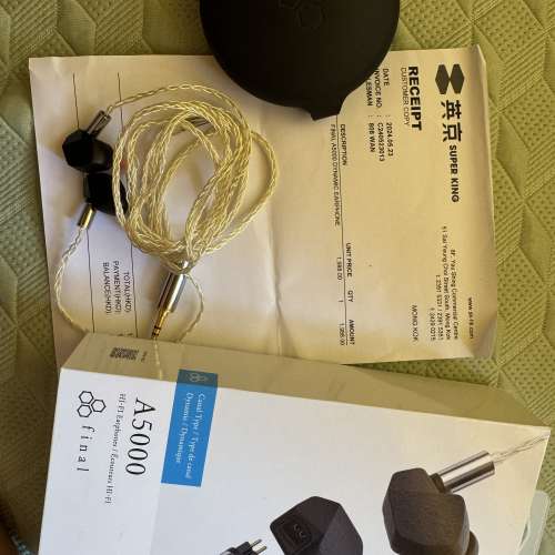 Final audio A5000 有盒有單