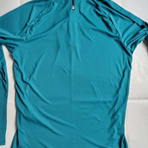 🚩🇺🇸美版 The North Face Big Pine 藍色開胸拉鏈🎯防曬🎯多功能長袖 Tee 細碼