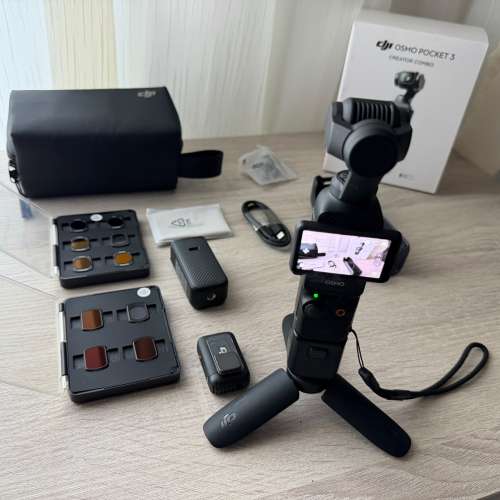 DJI Pocket 3 Creator Combo 98%新, 極少用