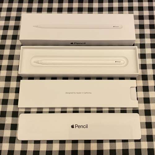 Apple Pencil 2 行貨 100%全新 只開盒檢查和試筆 Apple專門店購入$999 全套有盒齊說...