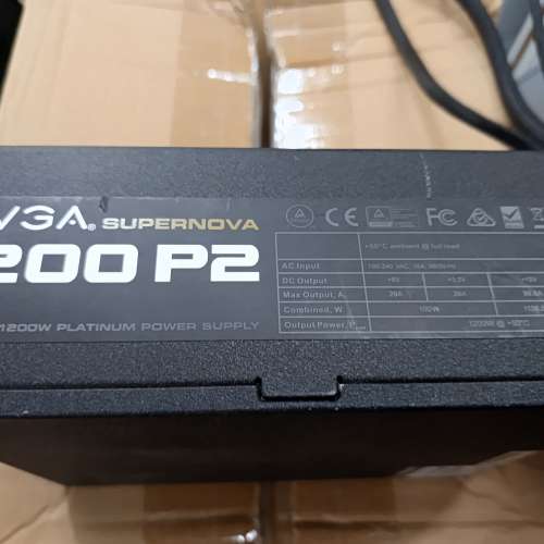 (新淨) EVGA SuperNOVA 1200 P2 全模組白金火牛