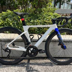 亮光白色 45碼 JAVA FUOCO TOP 火6 24速 油剎桶軸 碳刀碳纖維公路車 送水架前後蛙燈