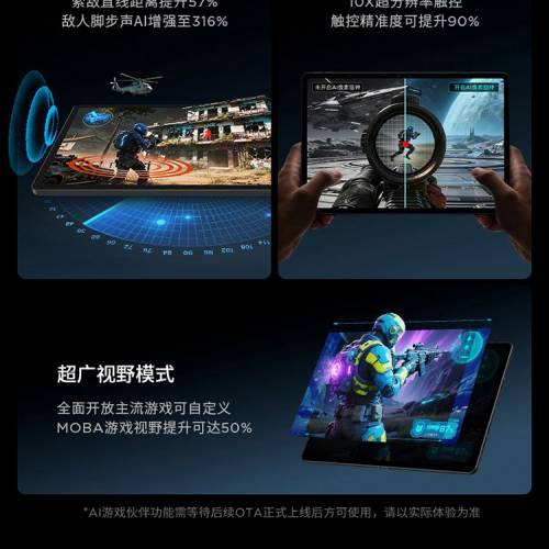 【國恆商城】Lenovo Legion Y900 11吋 4K超高清 144Hz超高刷 內置SD咭槽 4K手遊適...