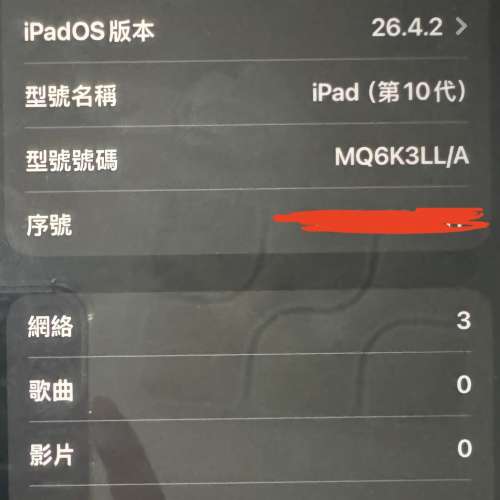 二手 IPad 10代 256GB WiFi + Cellular 九成新