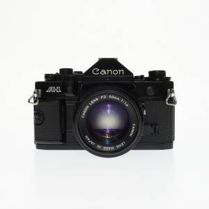 CANON A-1 SLR 35mm Film Camera #6158 w/ FD 50mm f/1.4 Lens #S1206