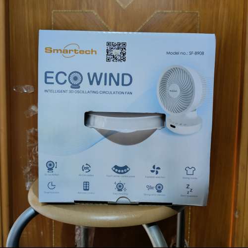 Eco Wind 智能3D搖擺循環風扇 SF-8908