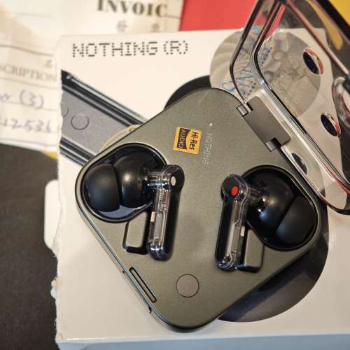 90%新 Nothing Ear (3) 真無線降噪藍牙耳機 LDAC 行貨仲有保養 黑色 ANC Super Mic功...